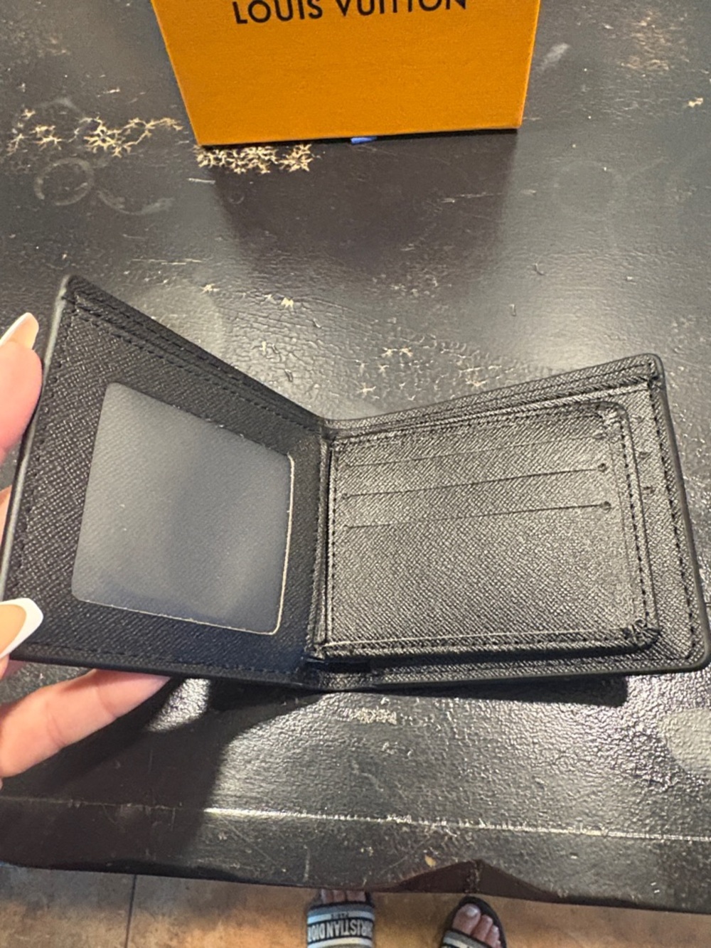 Fashion NEW WALLET BLACK WITH LOGO - Picture 2 of 5